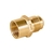 Niple campana de laton de 3/8" X 3/8", Foset