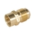 Niple campana de laton de 1/2" X 3/8", Foset