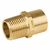 Conector NPT soldable de laton, 1/2" X 3/8", Foset