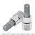 Dado punta hexagonal de 1/4", cuadro 3/8", Truper