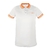 Playera tipo polo dry fit blanca, para caballero, talla CH