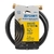 Manguera para gas 3/8" flexible negra de 1 m, con conexion