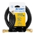 Manguera para gas 3/8" flexible negra de 1.5 m, con conexion