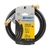 Manguera para gas 3/8" flexible negra de 3 m, con conexion