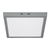 Luminario LED cuadrado tipo plafon 24 W, gris, luz de dia