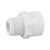 Adaptador macho de PVC de 1/2", Foset