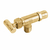 Valvula horizontal de laton 1/8" para gas LP, con maneral