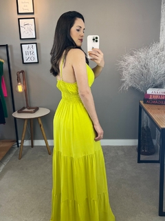 Vestido Lívia - Verde Lima - Bella Tita Boutique