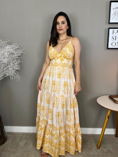 Vestido Letícia - Amarelo