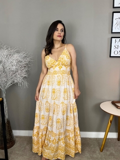 Vestido Letícia - Amarelo - Bella Tita Boutique