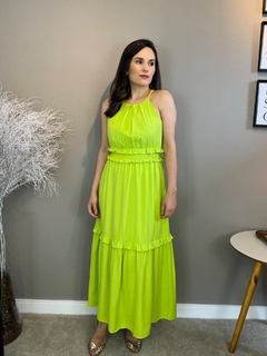 Vestido Lorena - Verde Lima - loja online