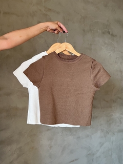 Cropped Clarice - Chocolate - comprar online