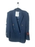 Blazer Cinturones Azul