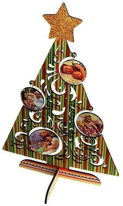 Arvore Natal MDF A3 40x27 cm Personalizada