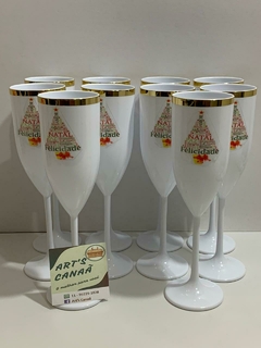 Taça Champagne acrilica personalizada - comprar online