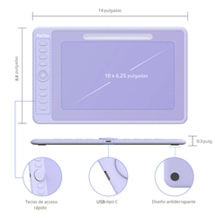 Tableta Digitalizadora Parblo Intangbo M - Parblo