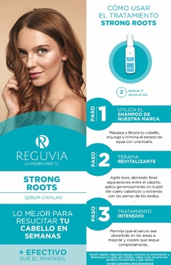 Serum Strong Roots (Kit 3 pz c/u 60 ml) Tratamiento completo capilar para 3 meses Máxima Potencia Anticaída y Crecimiento 2 en 1 - tienda en línea