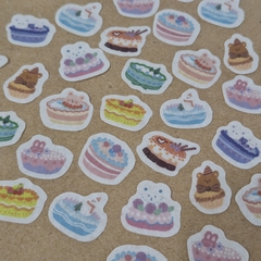 Stickers pequeños kawaii papel de arroz - Maco Creativos