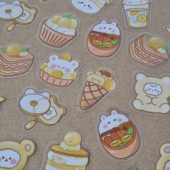 Imagen de Sticker kawaii comida postres pvc