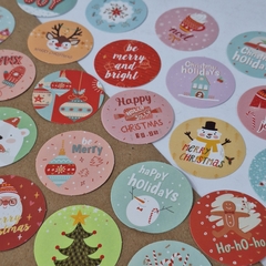 Stickers navidad redondos MO CARD en internet