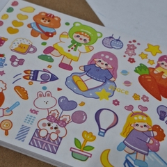 Libro stickers kawaii papel de arroz - Maco Creativos