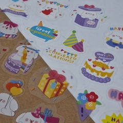 Stickers rosyposy cumpleaños kawaii pvc en internet