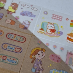 Imagen de Stickers kawaii papel de arroz brillos