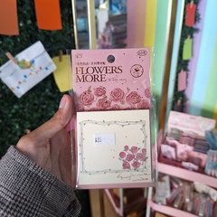 POST IT FLORES STICKY NOTES NOTAS ADHESIVAS