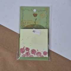 POST IT FLORES STICKY NOTES NOTAS ADHESIVAS