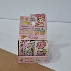 Imagen de WASHITAPES STICKERS SANRIO PAPEL DE ARRO 3MTRS