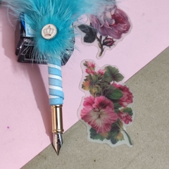 Pluma caligrafía sumergible con tinta. - Maco Creativos