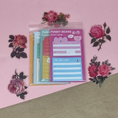 POST IT SEPARADOR FUNNY BEANS NOTAS ADHESIVAS STICKY NOTES 60 PZS 8.4X13.8CM