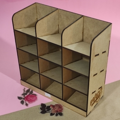 ORGANIZADOR DE MADERA 12 SLOTS ORGANIZADORES - comprar en línea