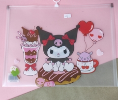 CARPETAS DE BROCHE DE PLASTICO SANRIO - comprar en línea