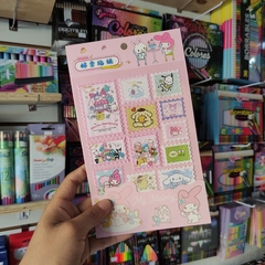 Imagen de PLANILLA DE STICKERS DE PVC CON BRILLO SANRIO