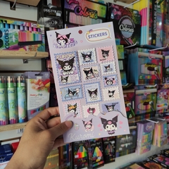 PLANILLA DE STICKERS DE PVC CON BRILLO SANRIO - Maco Creativos