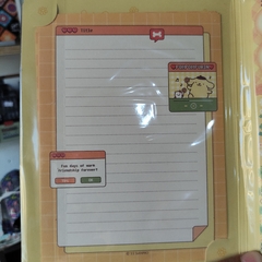 RETRO STICKY MEMO BOOK POMPOMPURIN - Maco Creativos