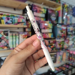 PLUMAS DE GEL HELLO KITTY TINTA NEGRA MUNDO SANRIO - comprar en línea