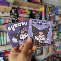 POST IT DECORADOS KUROMI MUNDO SANRIO COLGANTES - Maco Creativos