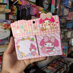 POST IT y BLOC DE NOTAS CUADRADOS DECORADOS MUNDO SANRIO 7.5x7.5cm 100 pzs - comprar en línea