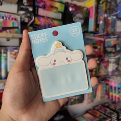 POST IT DECORADO MUNDO SANRIO 6x7.5cm 30 PZS STICKY NOTES - Maco Creativos