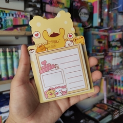 POST IT DECORADOS MUNDO SANRIO 75x75mm 65 PÁGINAS STICKY NOTER - Maco Creativos