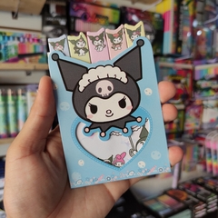 Imagen de POST IT Y SEPARADORES DECORADOS KUROMI MUNDO SANRIO