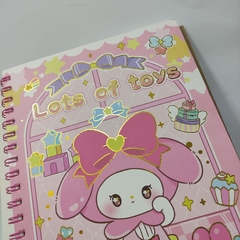 SKETCHBOOK MARCA DEPAI ARILLOS DIARIO RABBIT MILLER 19x26.5cm 45 PAG MUNDO SANRIO en internet