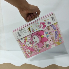 SKETCHBOOK MARCA DEPAI ARILLOS DIARIO RABBIT MILLER 19x26.5cm 45 PAG MUNDO SANRIO