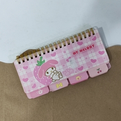 LIBRETAS 17 x 6.5 cm ARILLOS SEPARADORES INCLUÍDOS MUNDO SANRIO - Maco Creativos