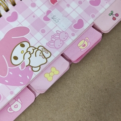 LIBRETAS 17 x 6.5 cm ARILLOS SEPARADORES INCLUÍDOS MUNDO SANRIO