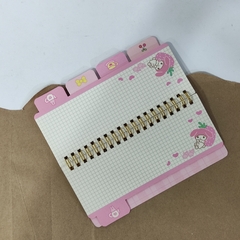 LIBRETAS 17 x 6.5 cm ARILLOS SEPARADORES INCLUÍDOS MUNDO SANRIO - tienda en línea