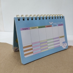 PLANNERS 104 PAGS 18.6 x 12.3 cm PASTA DURA ARILLOS MUNDO SANRIO - Maco Creativos