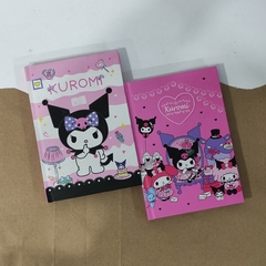 PLANNERS SEMANALES KUROMI PASTA DURA 80 PAGS 13.3 x 19.3 cm MUNDO SANRIO